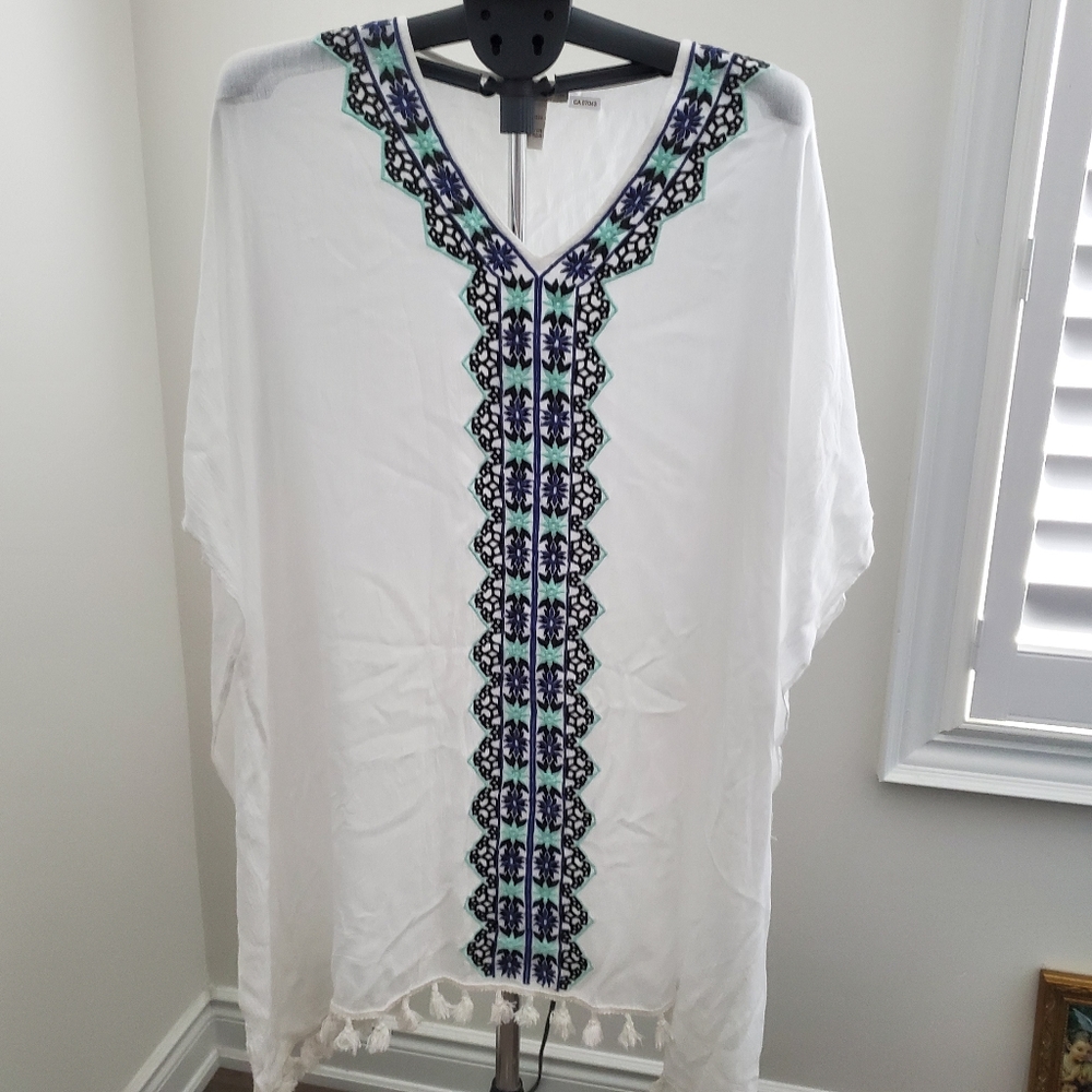 NWOT Swimsuit coverup Size L 100% Rayon